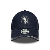 Gorra de los New York Yankees, con lentejuelas, New Era, 9FORTY, diseño azul