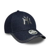 Gorra de los New York Yankees, con lentejuelas, New Era, 9FORTY, diseño azul