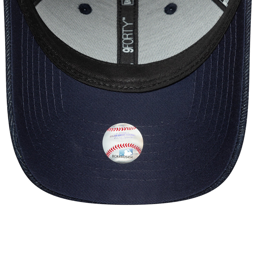 Gorra de los New York Yankees, con lentejuelas, New Era, 9FORTY, diseño azul
