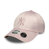 Gorra de los New York Yankees, espalda con lazo de satén, New Era, 9FORTY, rosa, rosa
