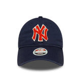 Gorra de los Yankees de Nueva York, bouclé para mujer, New Era, 9TWENTY, bouclé, azul