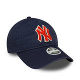 Gorra de los Yankees de Nueva York, bouclé para mujer, New Era, 9TWENTY, bouclé, azul