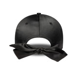 Gorra de béisbol de los Yankees de Nueva York, con lazo de satén en la espalda, New Era, 9FORTY, para mujer, negro