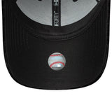 Gorra de béisbol New York Yankees, velour de leopardo, 9FORTY, para mujer, negra