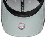 Gorra de los New York Yankees, metálica, New Era, 9FORTY, para mujer, plateada