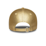 Gorra de los Yankees de Nueva York, pin metálico, New Era, 9FORTY, para mujer, dorada