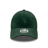 Gorra de los Yankees de Nueva York, para mujer, velour, 9FORTY, New Era, verde