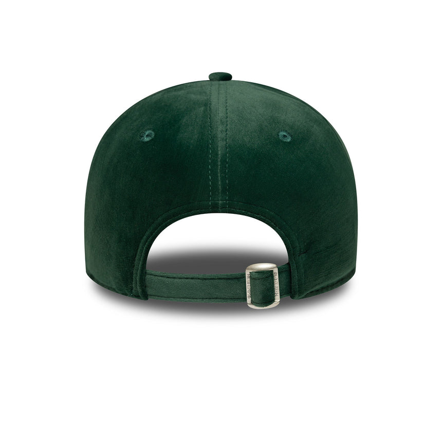 Gorra de los Yankees de Nueva York, para mujer, velour, 9FORTY, New Era, verde