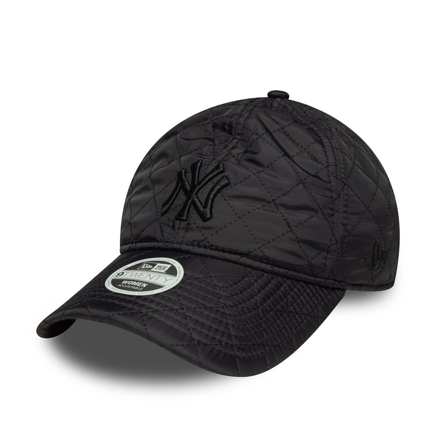 Gorra acolchada de los Yankees de Nueva York, New Era, 9TWENTY, para mujer, negra