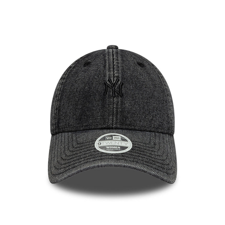 Gorra de los Yankees de Nueva York, denim, 9TWENTY, negra