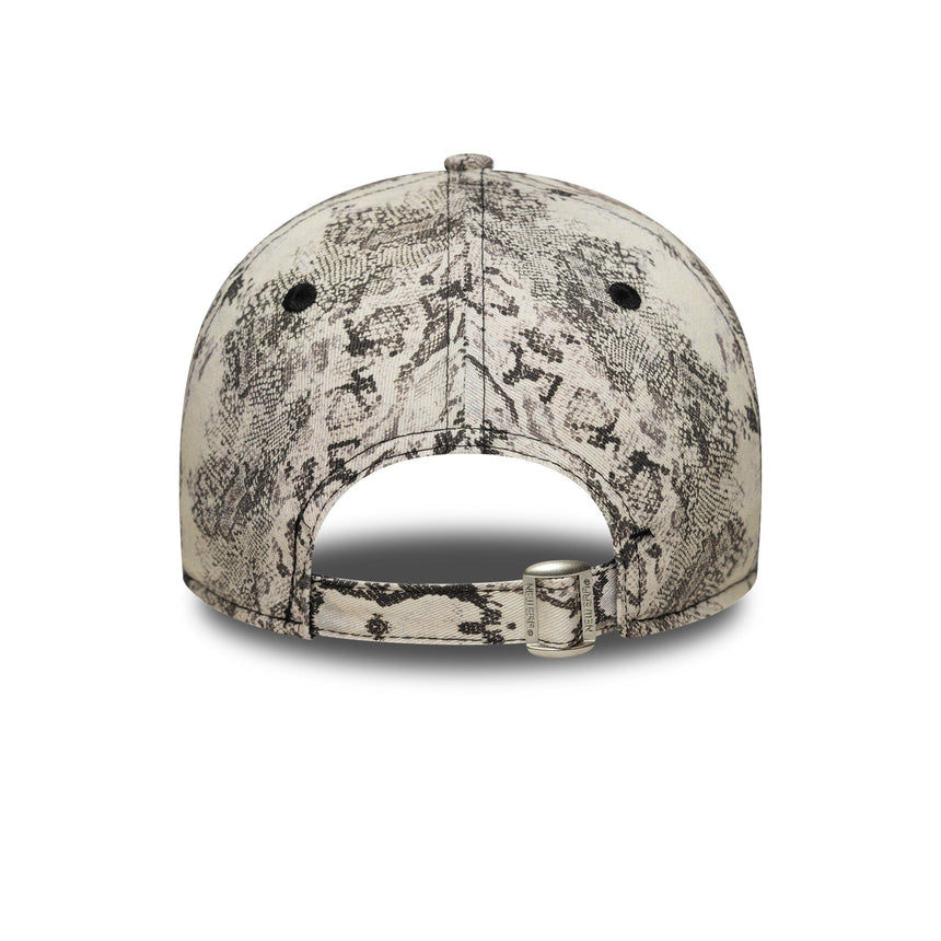 Gorra de los Yankees de Nueva York, diseño de serpiente, 9FORTY, New Era, gris