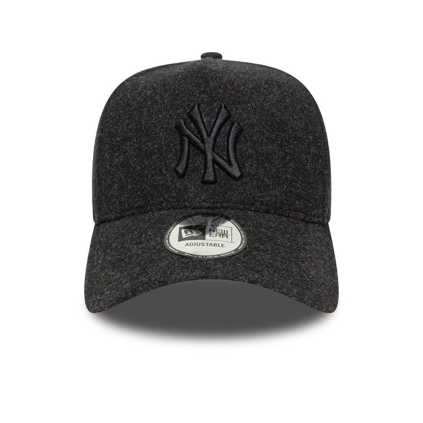 Gorra de los Yankees de Nueva York, A-frame Melton, New Era, 9FORTY, negro