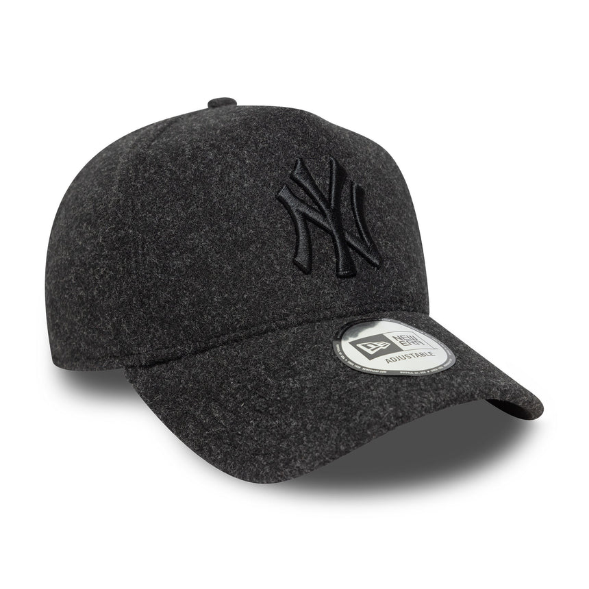 Gorra de los Yankees de Nueva York, A-frame Melton, New Era, 9FORTY, negro