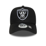 Raiders de Las Vegas, parche lateral, New Era, A-frame, negro