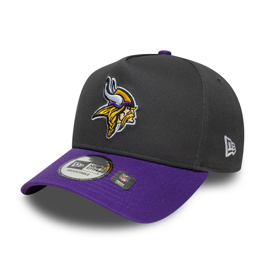 Gorra de Minnesota Vikings, A-Frame, New Era, gris