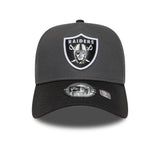 Gorra de los Raiders de Las Vegas, pin impecable, New Era, negro