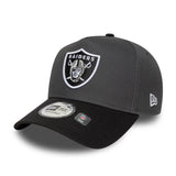 Gorra de los Raiders de Las Vegas, pin impecable, New Era, negro