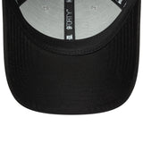 Gorra de los Raiders de Las Vegas, emblema de dos tonos, New Era, 9FORTY, parche lateral, negro-blanco