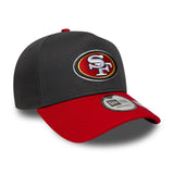 Gorra de San Francisco 49ers, A-Frame, New Era, gris