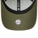 Gorra de los Yankees de Nueva York, parche lateral, New Era, 9FORTY, camuflaje, gris
