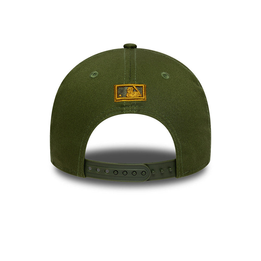 Gorra de los Yankees de Nueva York, parche de la Serie Mundial, New Era, 9FORTY, parche, verde