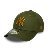 Gorra de los Yankees de Nueva York, parche de la Serie Mundial, New Era, 9FORTY, parche, verde