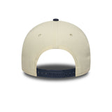 Gorra de los Yankees de Nueva York, parche, New Era, 9FORTY, A-frame, beige