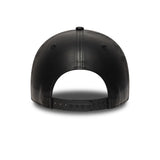 Gorra de los Chicago Bulls, PU MC, New Era, 9FORTY, lisa, negra