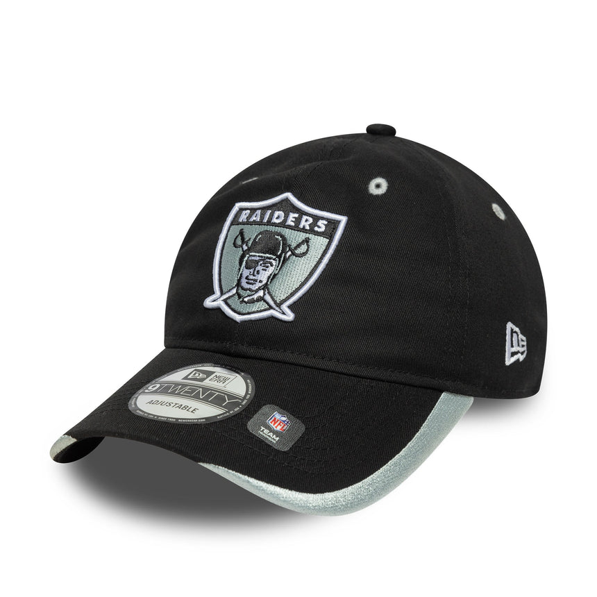 Gorra de los Raiders de Las Vegas, NFL, New Era, 9TWENTY, negra