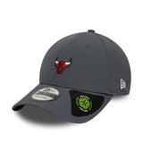 Gorra de los Chicago Bulls, reciclada, 9FORTY, New Era, gris
