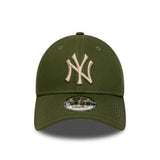 Gorra de los Yankees de Nueva York, lisa, New Era, 9FORTY, verde