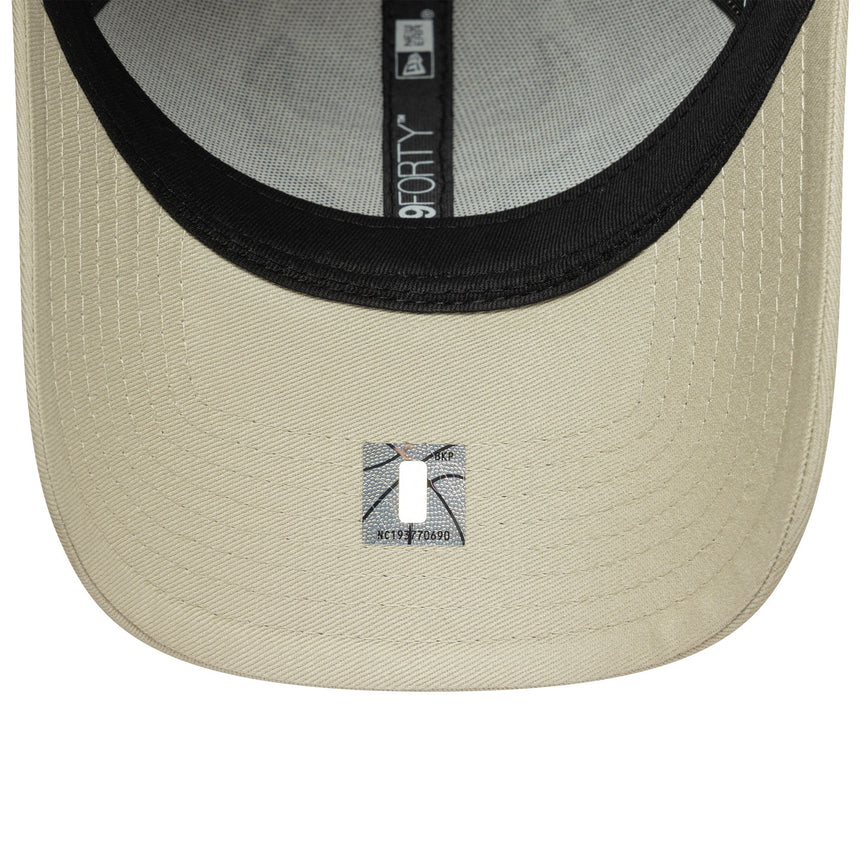 Gorra de los Chicago Bulls, insignia TEAM OUTLINE, 9FORTY, gris