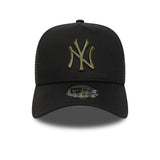 Gorra trucker de los Yanquis de Nueva York, esencial de la liga, RIG, negro