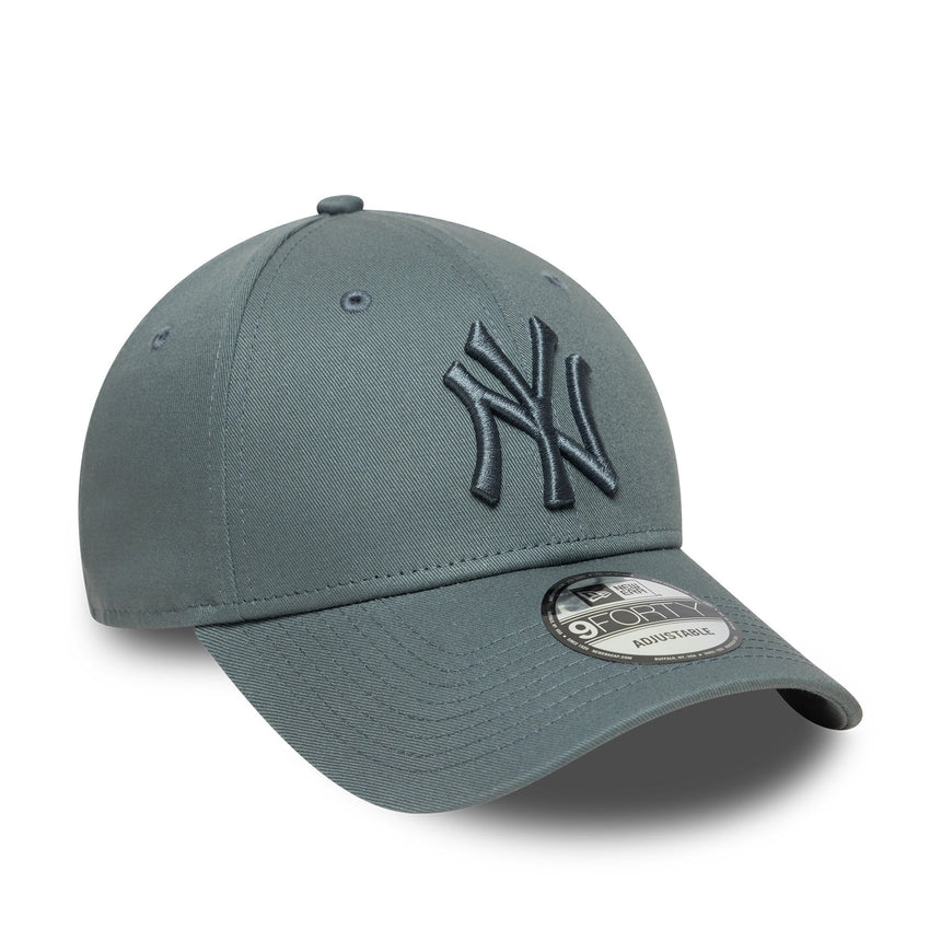 Gorra de los Yankees de Nueva York, pin esencial de la liga, New Era, 9FORTY, camuflaje, gris