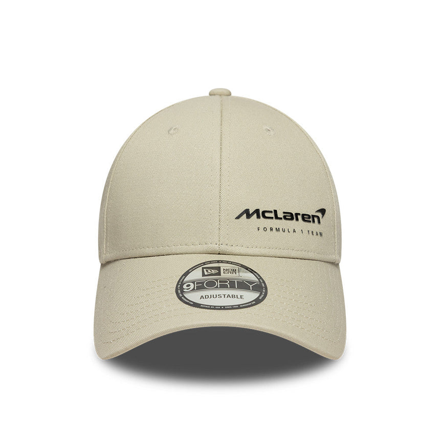 Gorra de McLaren, esencial, New Era, 9FORTY, crema