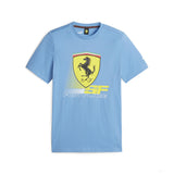 Ferrari t-shirt, Puma, Big shield, race colored, blue