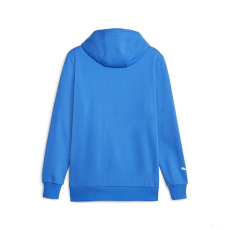 Mercedes sweatshirt, hooded, Puma, ESS, fleece, blue