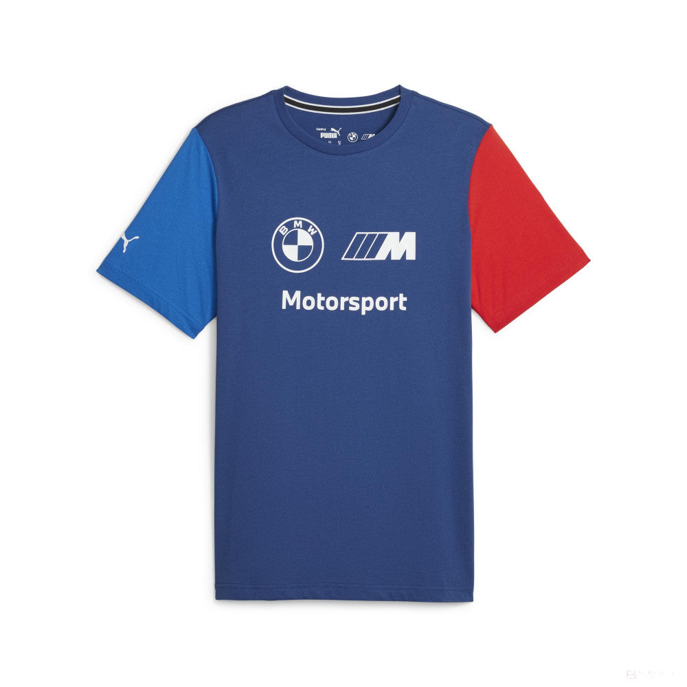 BMW MMS T-shirt, Puma, ESS, logo, blue – FansBRANDS® ES