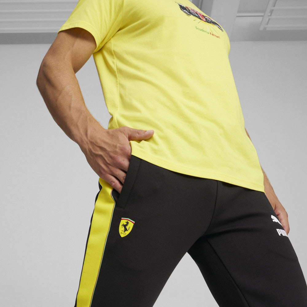 Ferrari pantalones, Puma, Race Iconic T7 Track, negro - FansBRANDS®