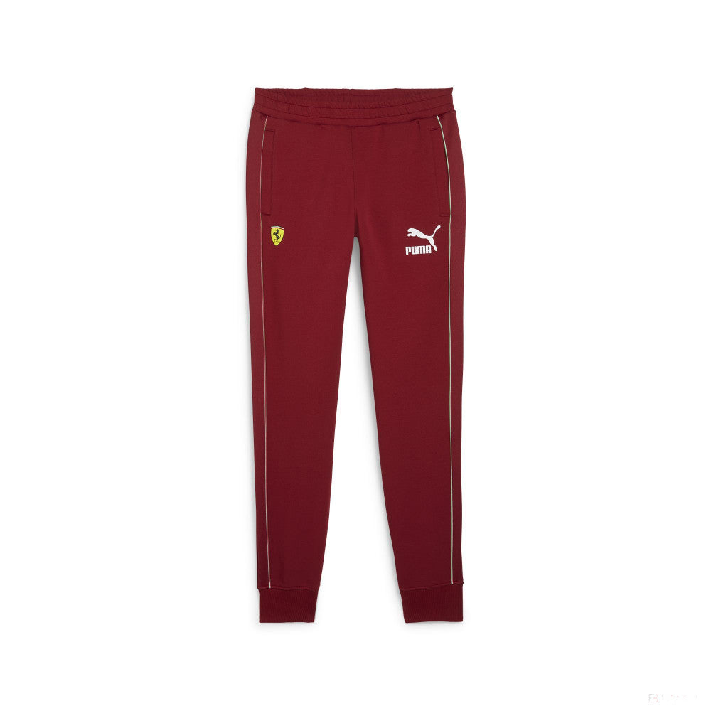 Ferrari pantalones, Puma, Race Iconic T7 Track, rojo intenso - FansBRANDS®