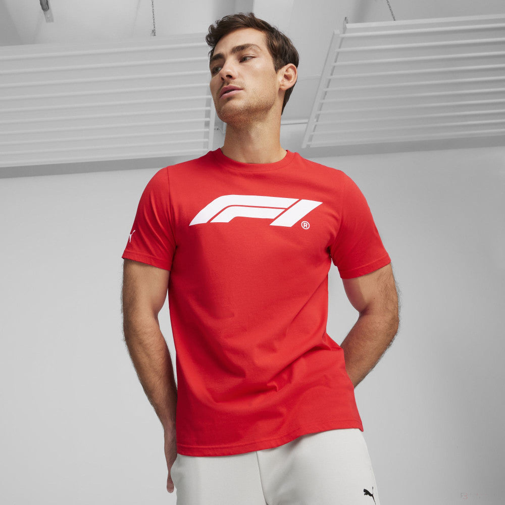 Formula 1 camiseta, Puma, Essential Logo, rojo - FansBRANDS®