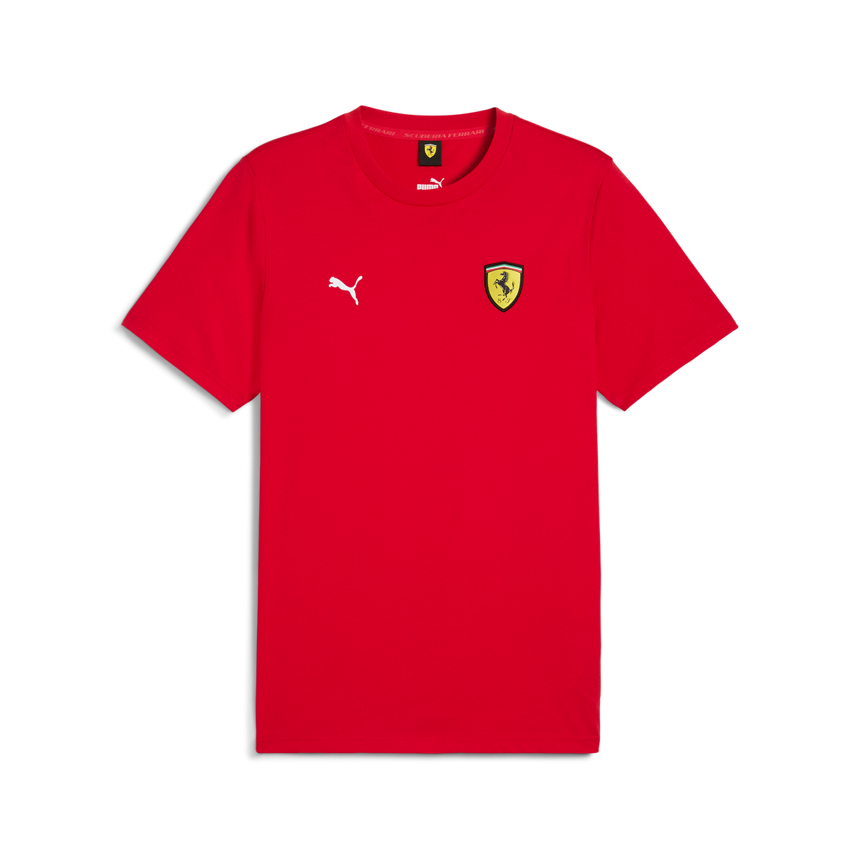 Ferrari camiseta, Puma, race colored shield, rojo