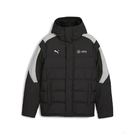 Mercedes chaqueta, Puma, MT7+ Ecolite, acolchada, negro - FansBRANDS®