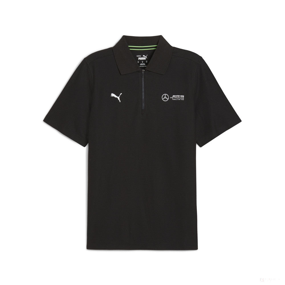 Mercedes camiseta cuello polo, Puma, negro - FansBRANDS®