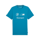 Camiseta con logo de BMW, Puma, Essential, MMS, azul 🔥