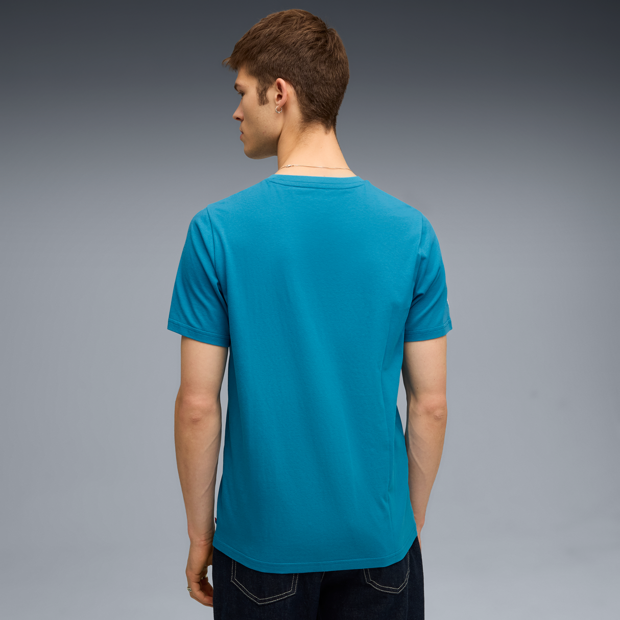 Camiseta con logo de BMW, Puma, Essential, MMS, azul 🔥