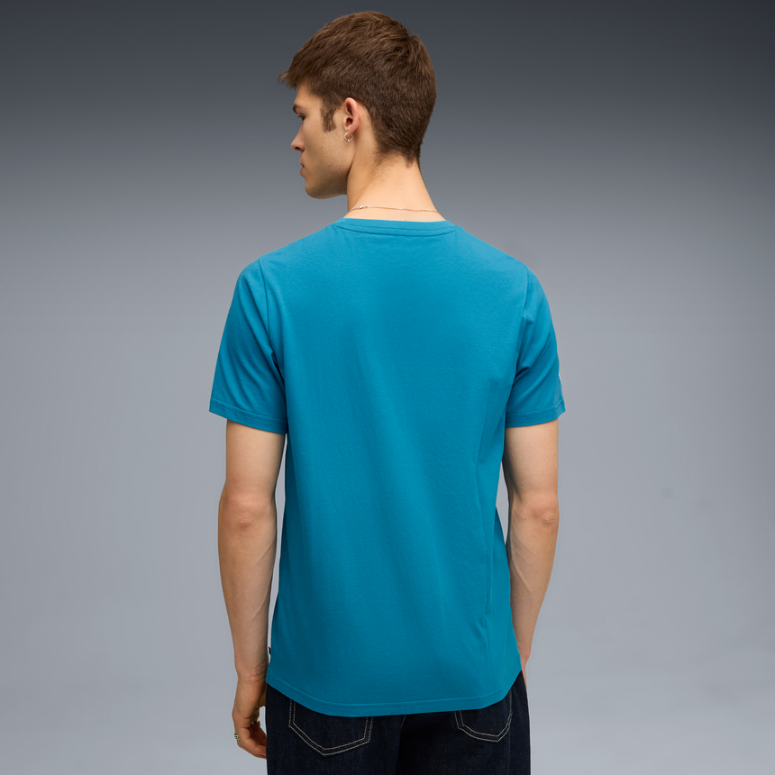 Camiseta con logo de BMW, Puma, Essential, MMS, azul 🔥