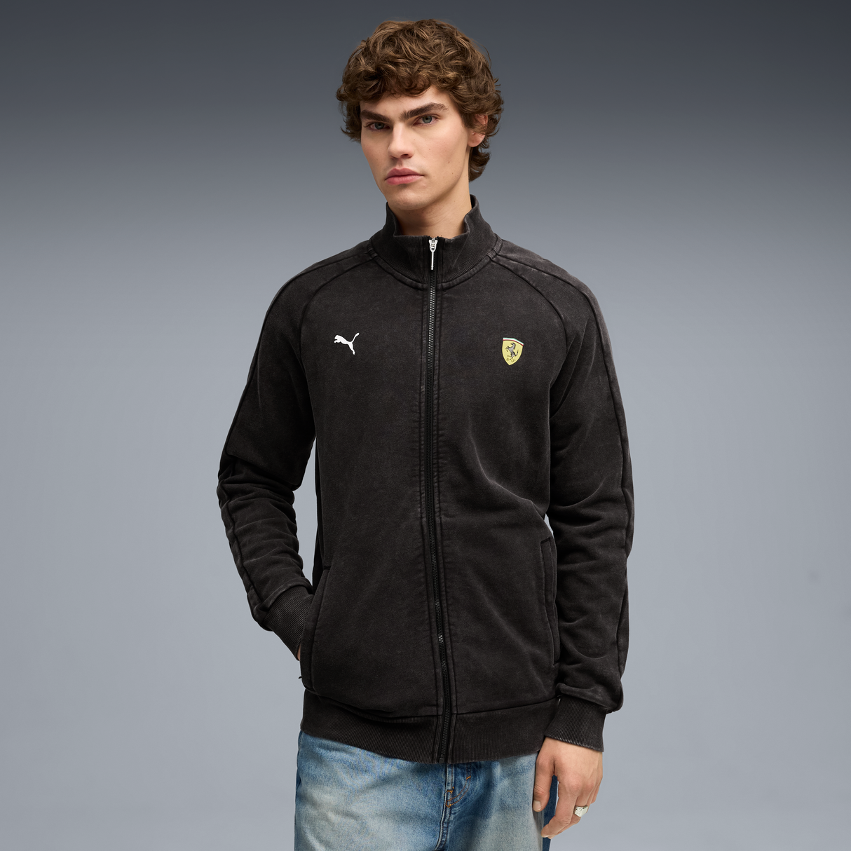 Chaqueta Ferrari, Puma, T7, negra 🔥