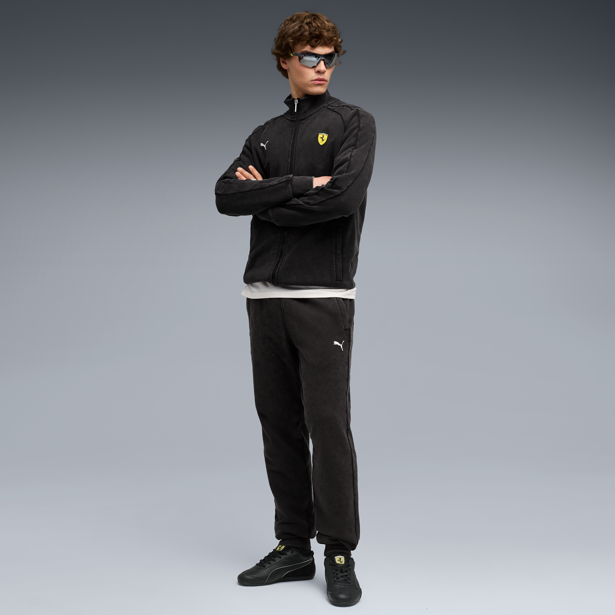 Pantalones Ferrari, Puma, T7, negros 🔥