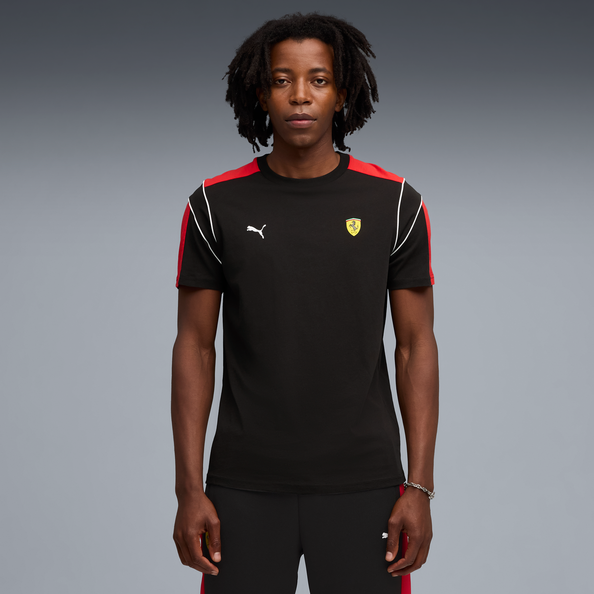 Camiseta Ferrari, Puma, MT7, negra 🔥